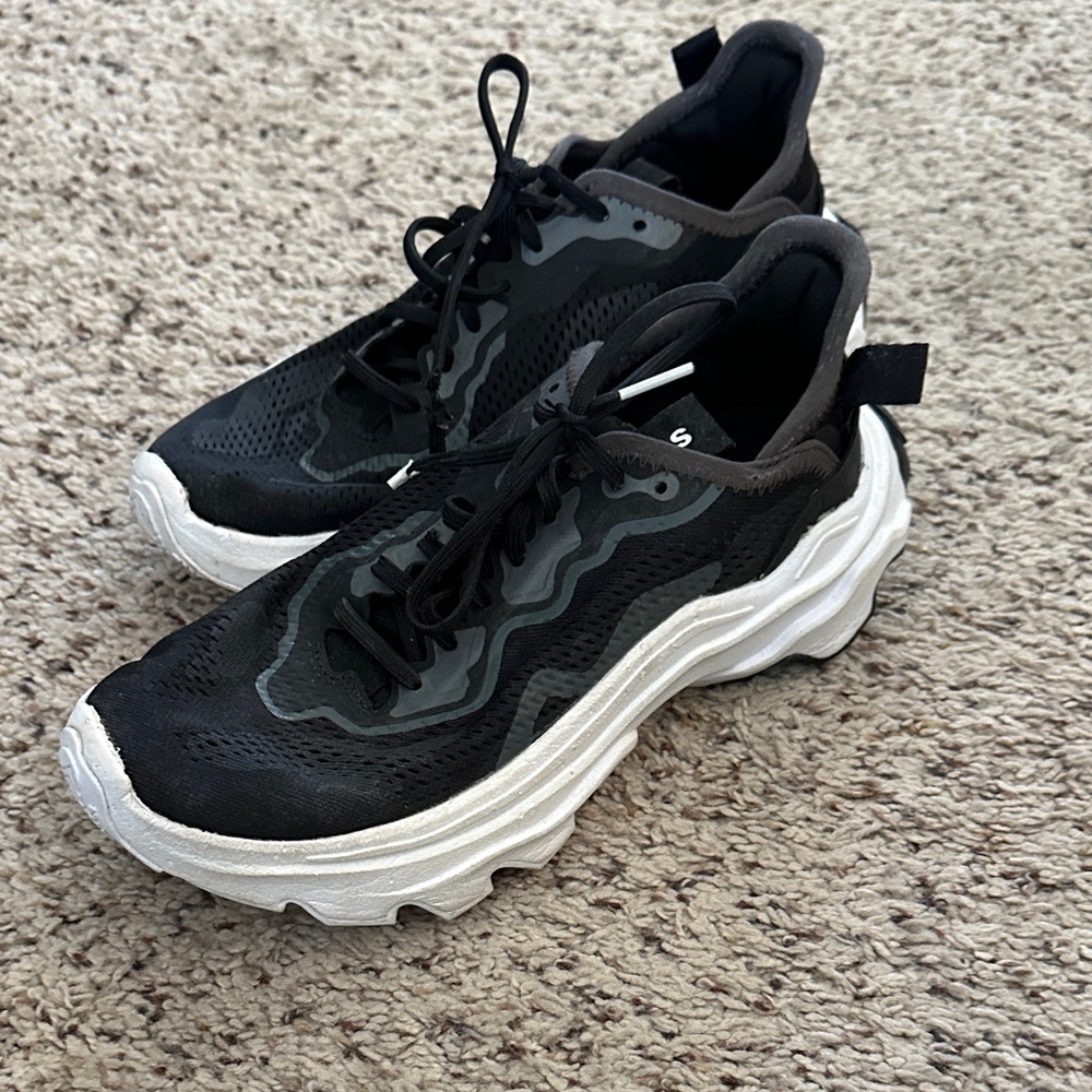 Sorel Black and White Athletic Sneakers